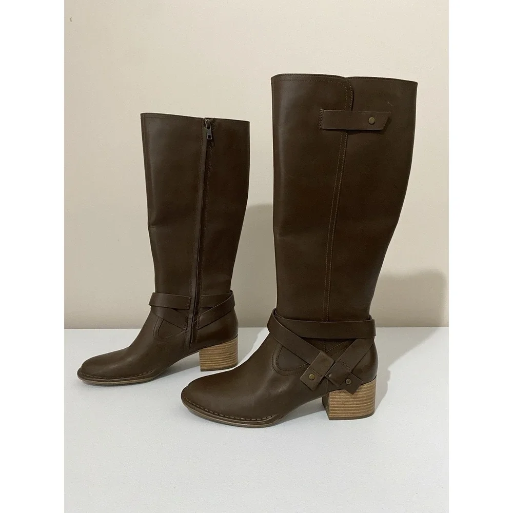 UGG Bandera Brown Leather Tall Knee High Riding Boots 1106738‎ Womens 10